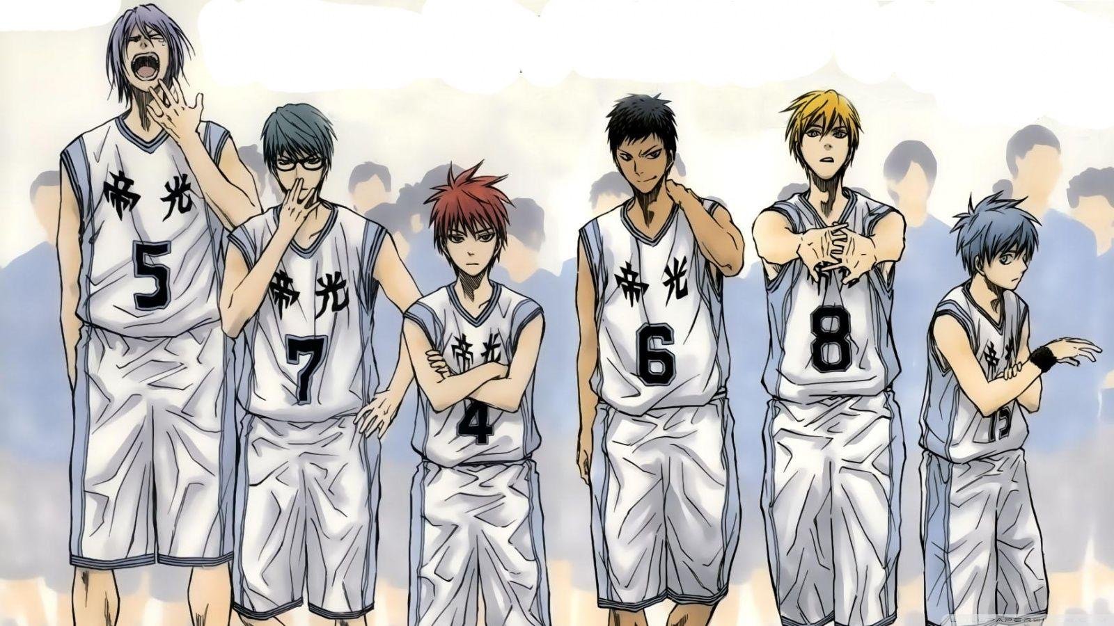 Aprenda as cores em Japonês com Kuroko no Basket